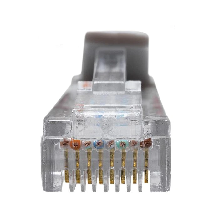 Патч-корд UTP 5e 4х2 26AWG (7х0.16мм) Cu LSZH 5м сер. SUPRLAN 10-0145 3