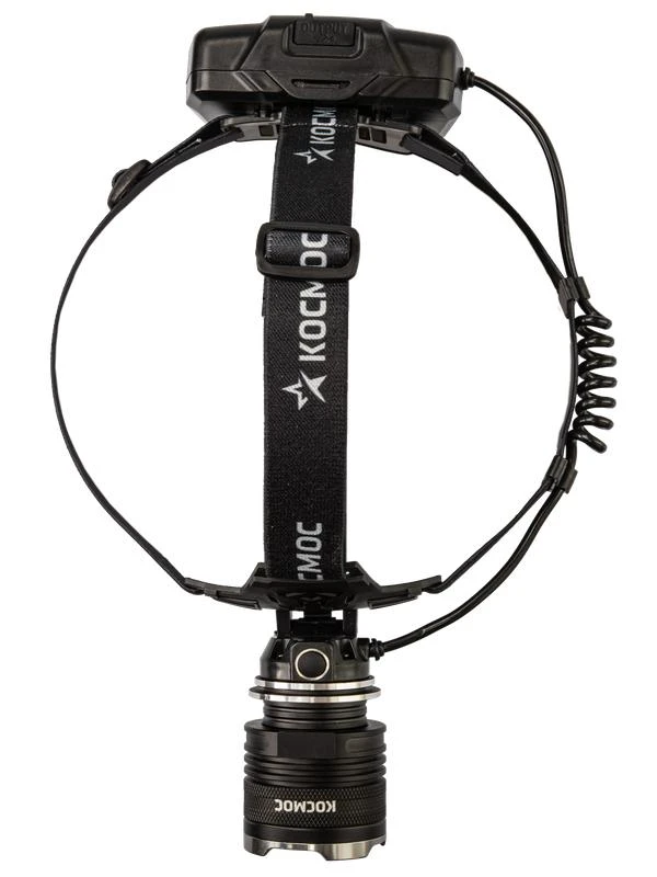 Фонарь налобный аккум. 10Вт P70 LED/Li-ion18650 3х1200мА.ч алюм. КОСМОС (KOC853Lit) 3
