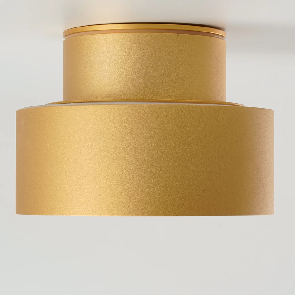 Светильник потолочный Feron HL367 Barrel AURA 12W, 230V, GX53, золото IP44 48408 3
