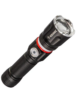 Фонарь ручной аккум. 4Вт T6LED/Li-ion18650 1200мА.ч алюм. КОСМОС (KOC811Lit) 0