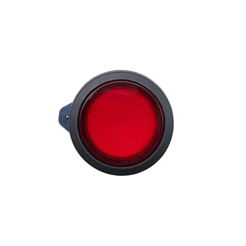 Головка кнопки плоская прозрачная без фиксации красн. DKC M22P-FMLRP 1