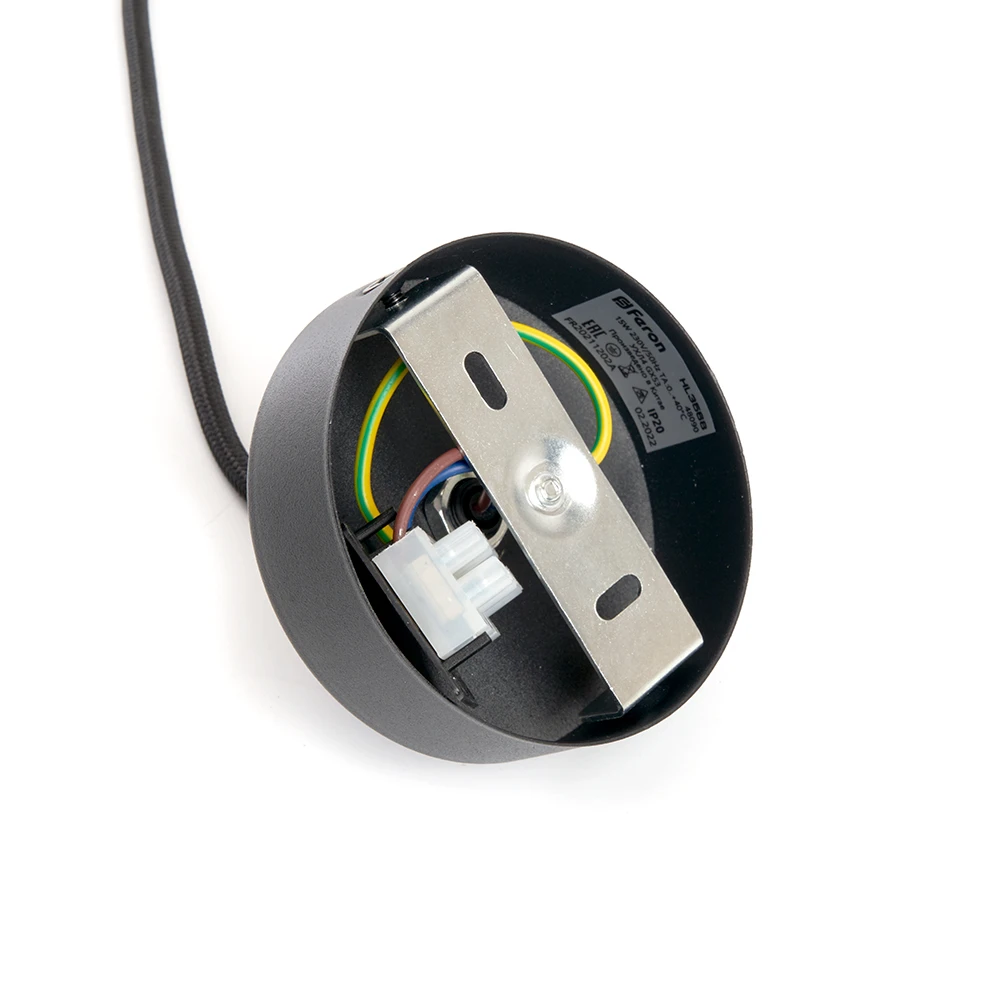 Светильник потолочный Feron HL3568 на подвесе GX53 15W 230V, черный 90*80 48090 3