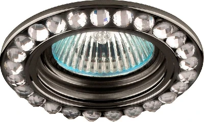 Светильник встраиваемый Feron DL111-C потолочный MR16 G5.3 черный 28403