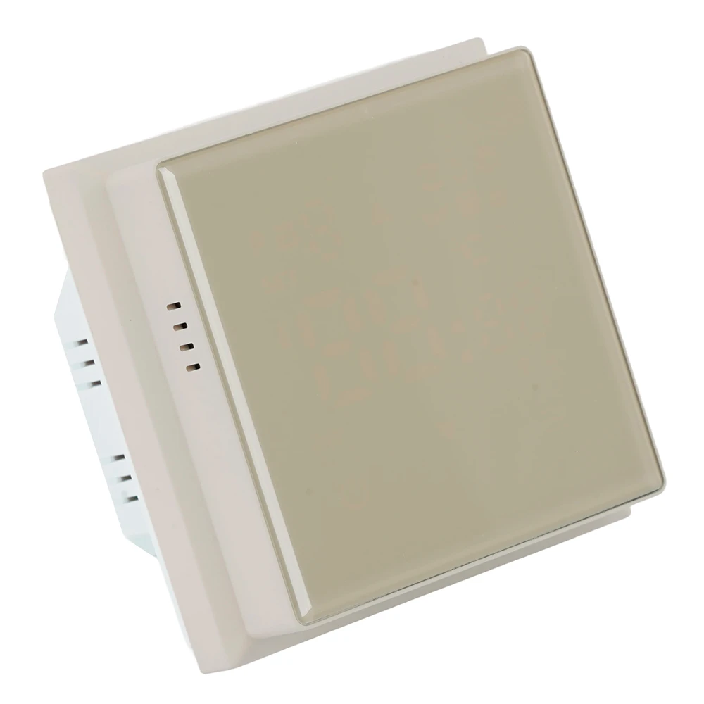 Терморегулятор Wi-Fi (механизм), STEKKER, 250В, 3500Вт, серия Эмили, RSW00-5119-08, кашемир, soft touch 50427 1