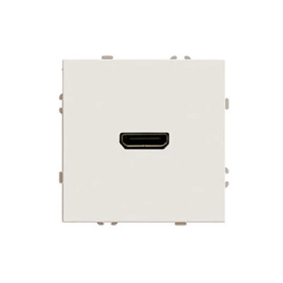 Розетка HDMI 2.0 Type A (механизм), STEKKER, серия Эмили, RST00-5118-08, кашемир, soft touch 50169