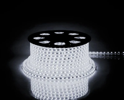 Cветодиодная LED лента Feron LS707, 60SMD(5050)/м 14.4Вт/м 50м IP65 220V 6400К 26249