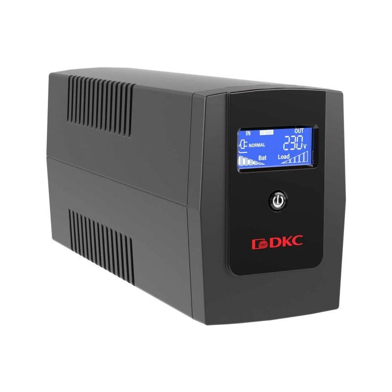 Источник бесперебойного питания ИБП Info LCD 600В.А IEC C13 (3) USB + RJ45 DKC INFOLCD600I 1