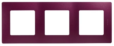 Рамка 3-м СП Etika IP20 сливовый IEK 672563