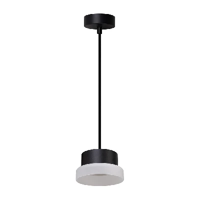 Светильник потолочный Feron Barrel HL4608 OPAL levitation 12W, 230V, GX53, черный, на подвесе 1,7 м 51687