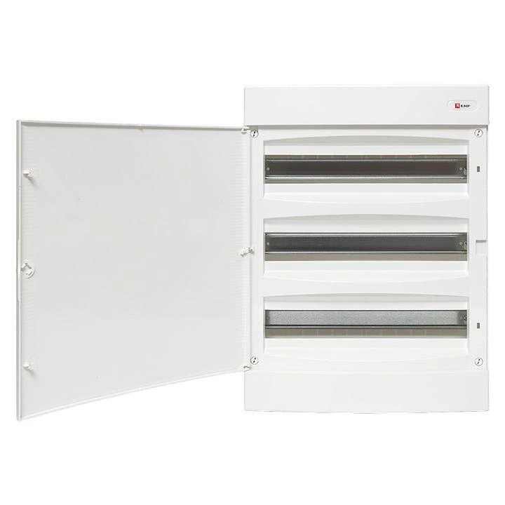 Щит распределительный навесной Unix 3х18мод. IP41 бел. дверь PROxima EKF ux-3x18-nw 10