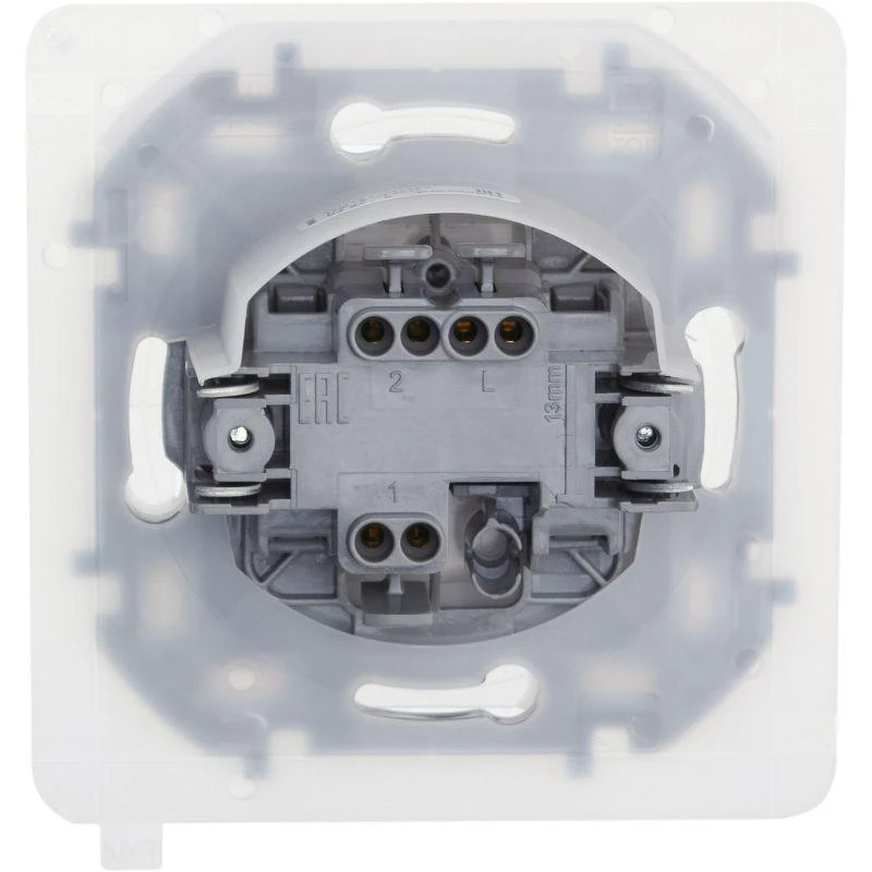 Переключатель 1-кл. Inspiria 10А IP44 250В 10AX механизм бел. IEK 673670 3