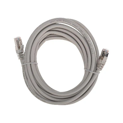 Патч-корд S/FTP CAT 6A (10G) RJ45-RJ45 28AWG LSZH сер. 5м Rexant 02-0390-5