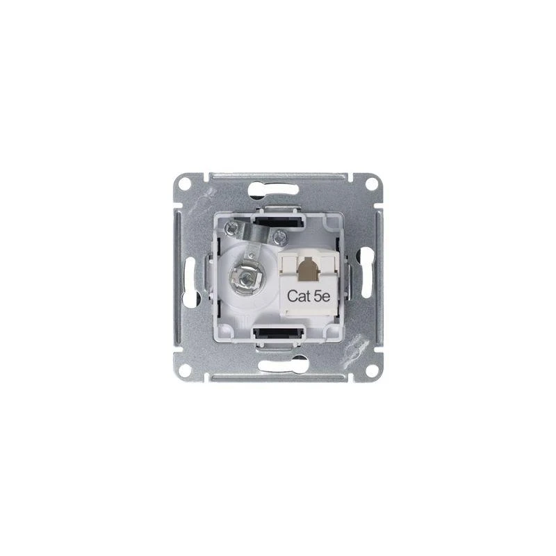 Розетка компьютерная + телевизионная 2-м СП AtlasDesign RJ45 кат.5E + TV механизм грифель SE ATN000789 3