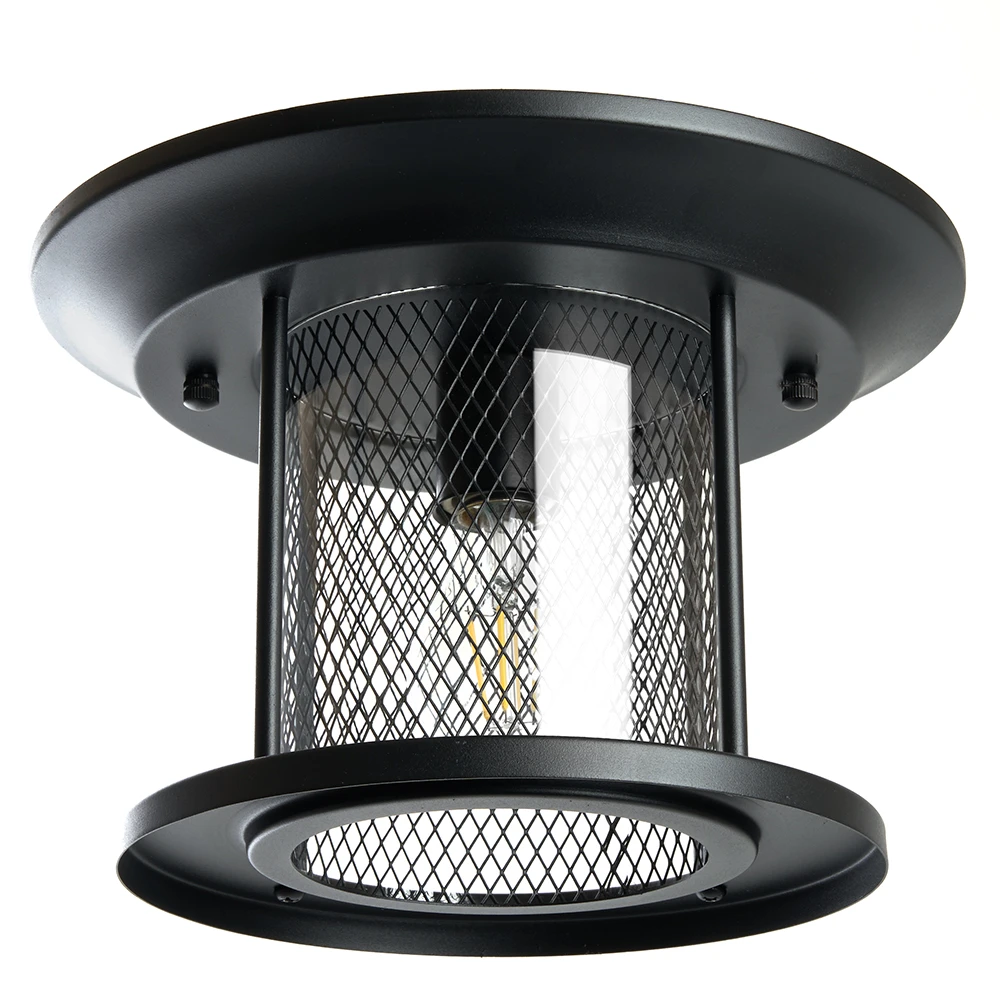Светильник садово-парковый Feron PL723 на потолок 60W E27 230V, черный 48387 2