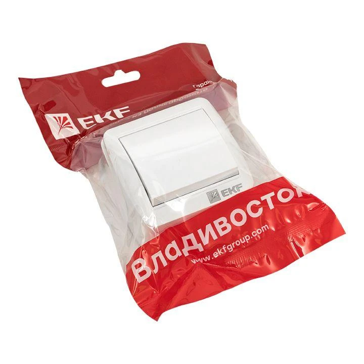 Выключатель ОП Владивосток кнопочный 10А IP54 сер. PROxima EKF EQR16-026-30-54 1