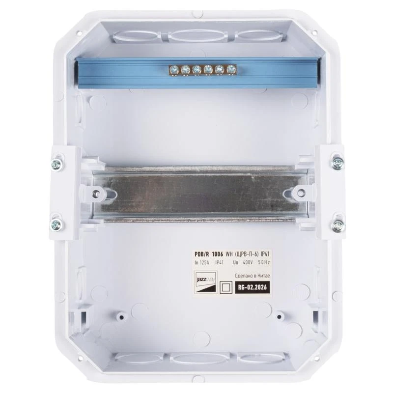 Бокс модульный встраив. PDB/R 1006 WH (ЩРВ-П- 6) IP41 пластик. JazzWay 5071735 7