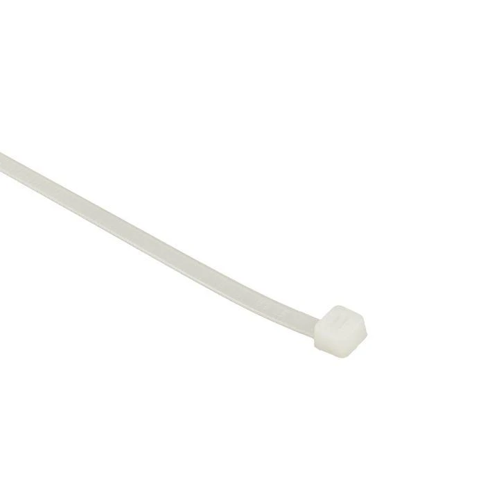 Хомут кабельный 4.8х180 нейл. бел. (уп.100шт) EKF plc-c-4.8x180 2