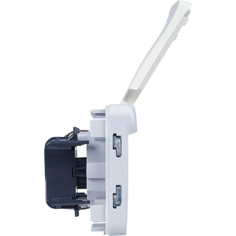 Розетка 1-м СП Plexo 16А IP55 2P+E с заземл. с крышкой немецк. стандарт винтов. клеммы механизм бел. Leg 069639 4