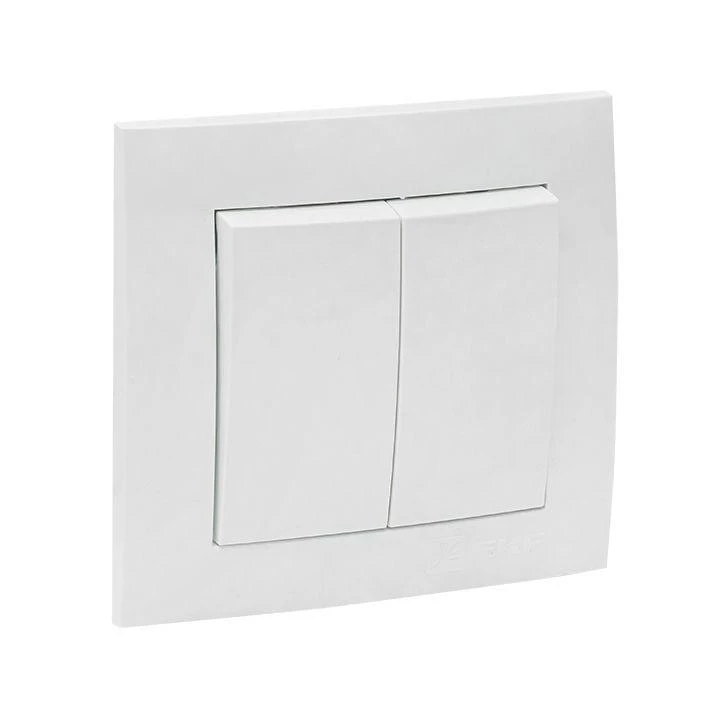 Выключатель 2-кл. СП Валенсия 10А IP20 бел. PROxima EKF EWV10-023-10 2