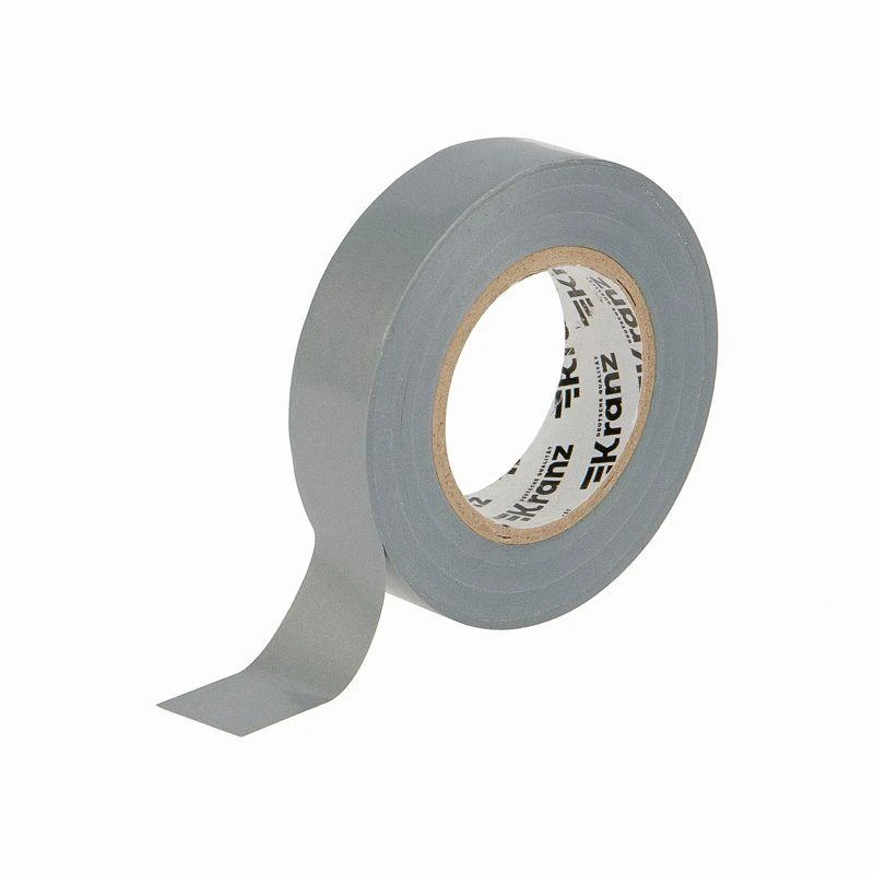 Изолента ПВХ 0.13х19мм 25м сер. Kranz KR-09-2208 2