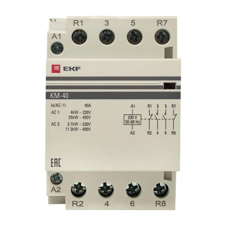 Контактор модульный КМ 40А 2NО+2NC (3 мод.) PROxima EKF km-3-40-22 4