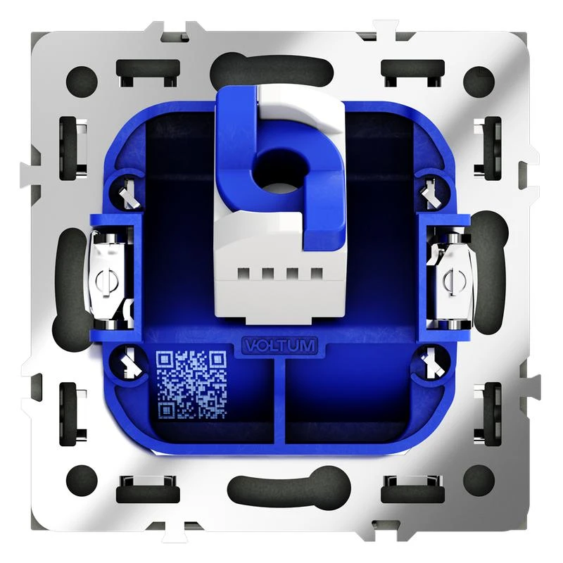 Розетка компьютерная 1-м СП S70 RJ45 кат.6 механизм черн. матов. Voltum VLS060108 3