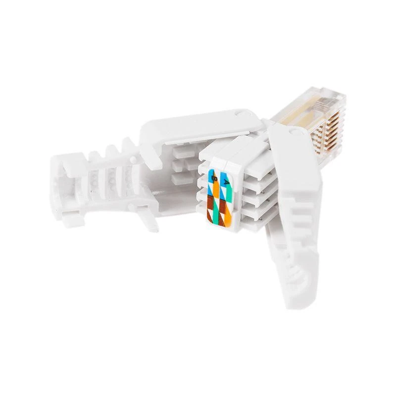 Джек штекер RJ45 8Р8С быстрозажимной ручной Rexant 05-1051 1
