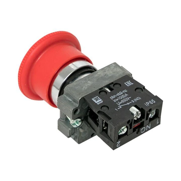 Кнопка "Грибок" BS542 NC IP65 поворотн. красн. PROxima EKF xb2-bs542-65 4