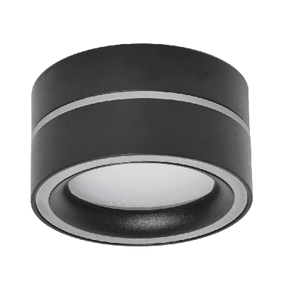 Светильник потолочный Feron HL455 12W, 230V, GX53, черный 48753