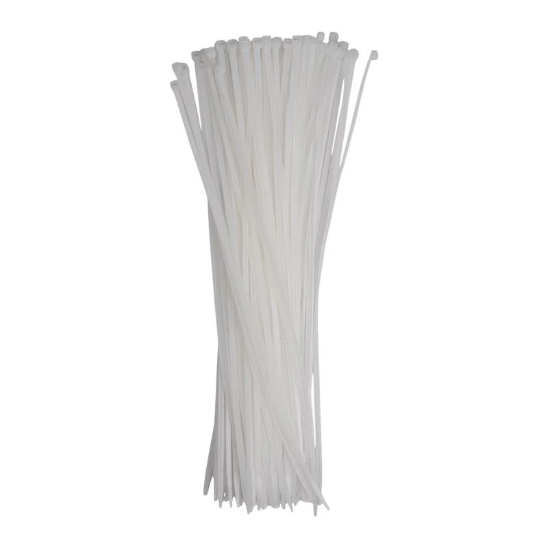 Хомут кабельный PCT 4.8х400-100WH 4.8х400 PA6.6 бел.(уп.100шт) JazzWay 5054097 4