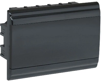Корпус модульный встраиваемый ЩРВ-П-12 PRIME IP41 пластик. черн. IEK MKP13-V-01-12-41-K02