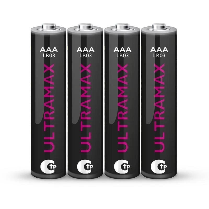 Элемент питания алкалиновый AAA/LR03 1.5В ULTRAMAX LR03UM-B4 BL-4 (уп.4шт) ФАZА 5043084 1