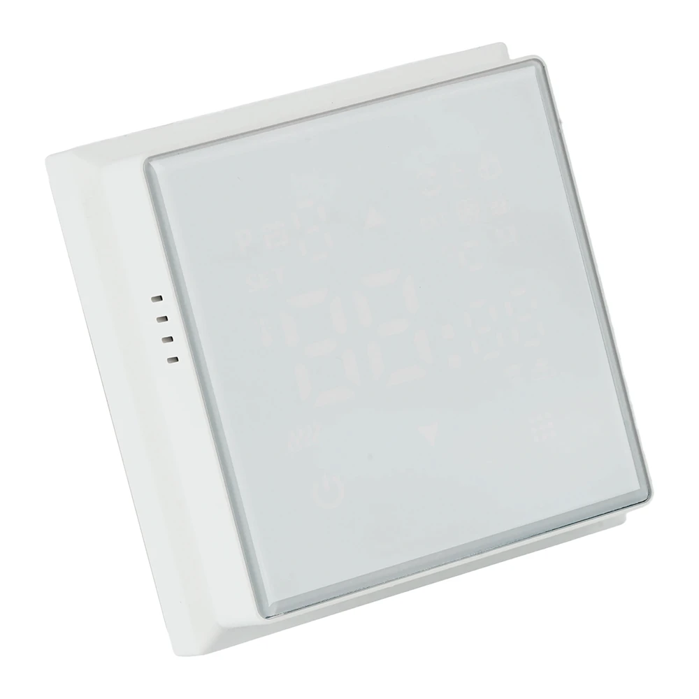 Терморегулятор Wi-Fi (механизм), STEKKER, 250В, 3500Вт, серия Эмили, RSW00-5119-01, белый фарфор, soft touch 50376 1