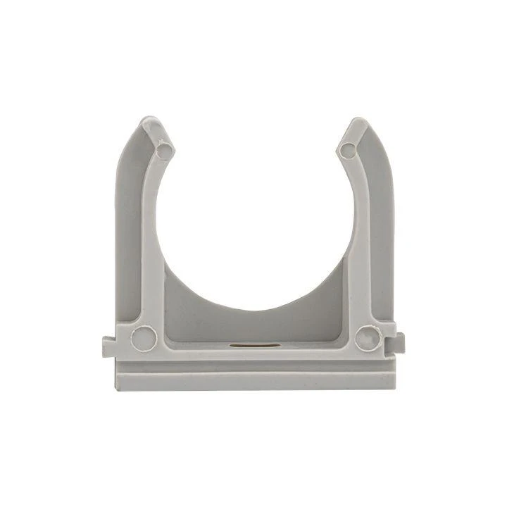 Держатель для труб (клипса) d32мм сер. (уп.10шт) Plast EKF derj-z-32n-r 3