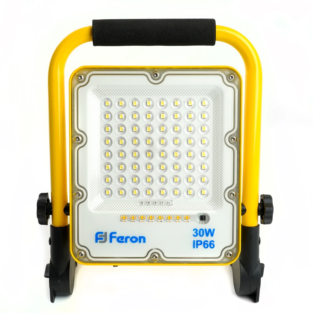 Светодиодный прожектор Feron LL-950 переносной с зарядным устройством IP66 30W 6400K 48675 2