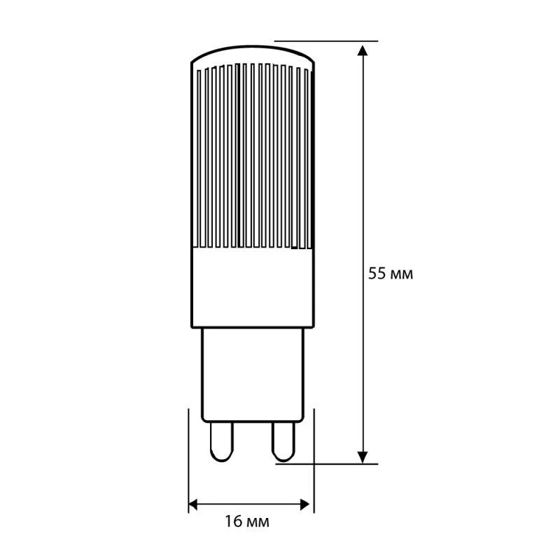 Лампа светодиодная LED5-G9-NF/830/G9 5Вт 220В Camelion 13704 1