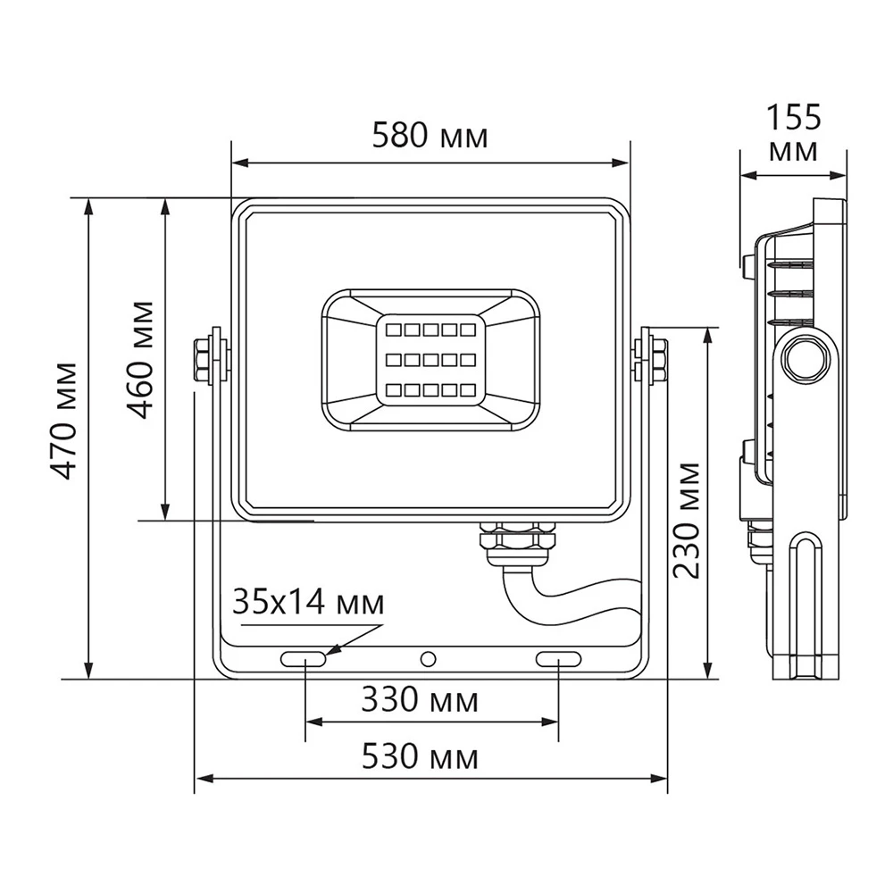 Светодиодный прожектор Feron LL-927 IP65 400W 6400K 41156 8