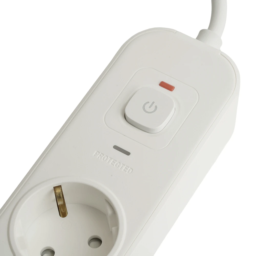 Сетевой фильтр 5-местный с/з STEKKER3x1мм2, 1,8 м, 250В, 16А, 2 USB-A+2 Type-C, серия Nova, белый 50102 2