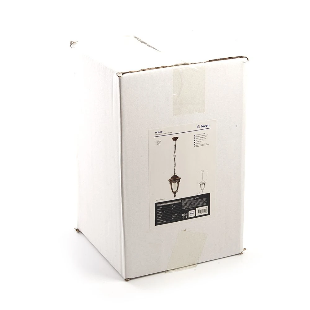 Светильник садово-парковый Feron PL685 на цепочке 60W 230V E27, черное золото 11694 4