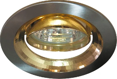 Светильник встраиваемый Feron 2009DL потолочный MR16 G5.3 титан-золото 17831