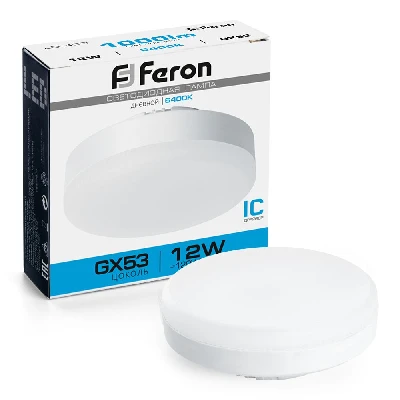 Лампа светодиодная Feron LB-453 GX53 12W 175-265V 6400K 25868