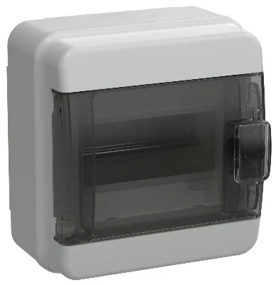 Корпус КМПн-6 TEKFOR IP65 черн. прозр. дверь пластик. IEK TF5-KP72-N-06-65-K03-K02
