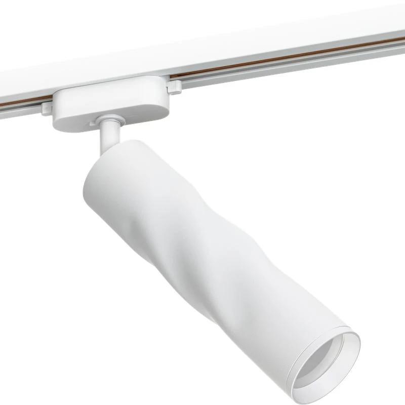 Светильник трековый поворотный ARTLINE 55х55х200 GU10 230В алюм. 2.6кв.м бел Ritter 59931 3 4