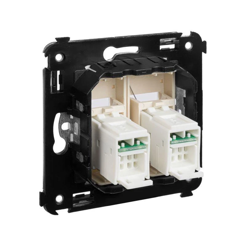 Розетка компьютерная 2-м СП Avanti "Ванильная дымка" RJ45 кат.5E DKC 4405464 3