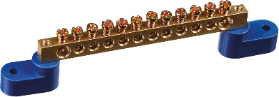 Шина нулевая 90 730 OBB-M69-12C2-B на двух угловых изоляторах ОНЛАЙТ 90730 0