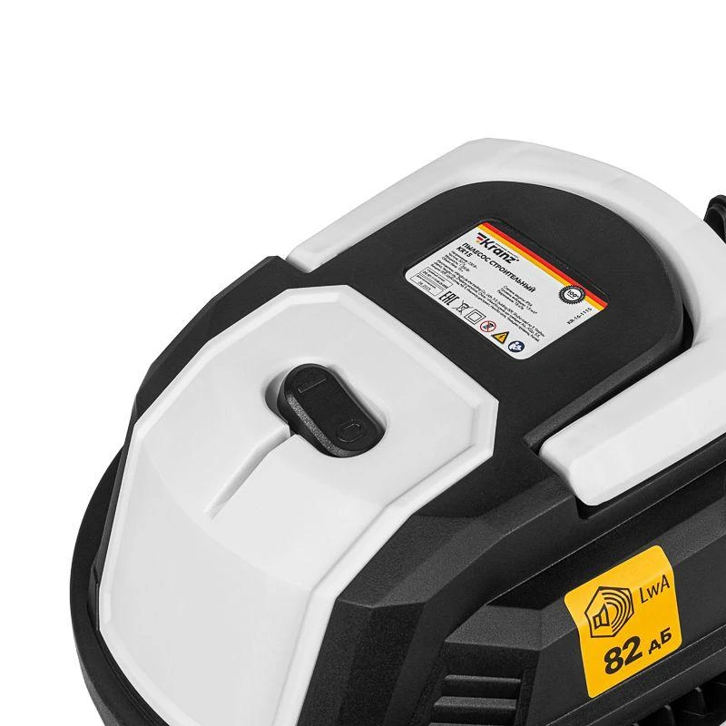 Пылесос строительный KR15 1200Вт 15л 4м Kranz KR-16-1115 16