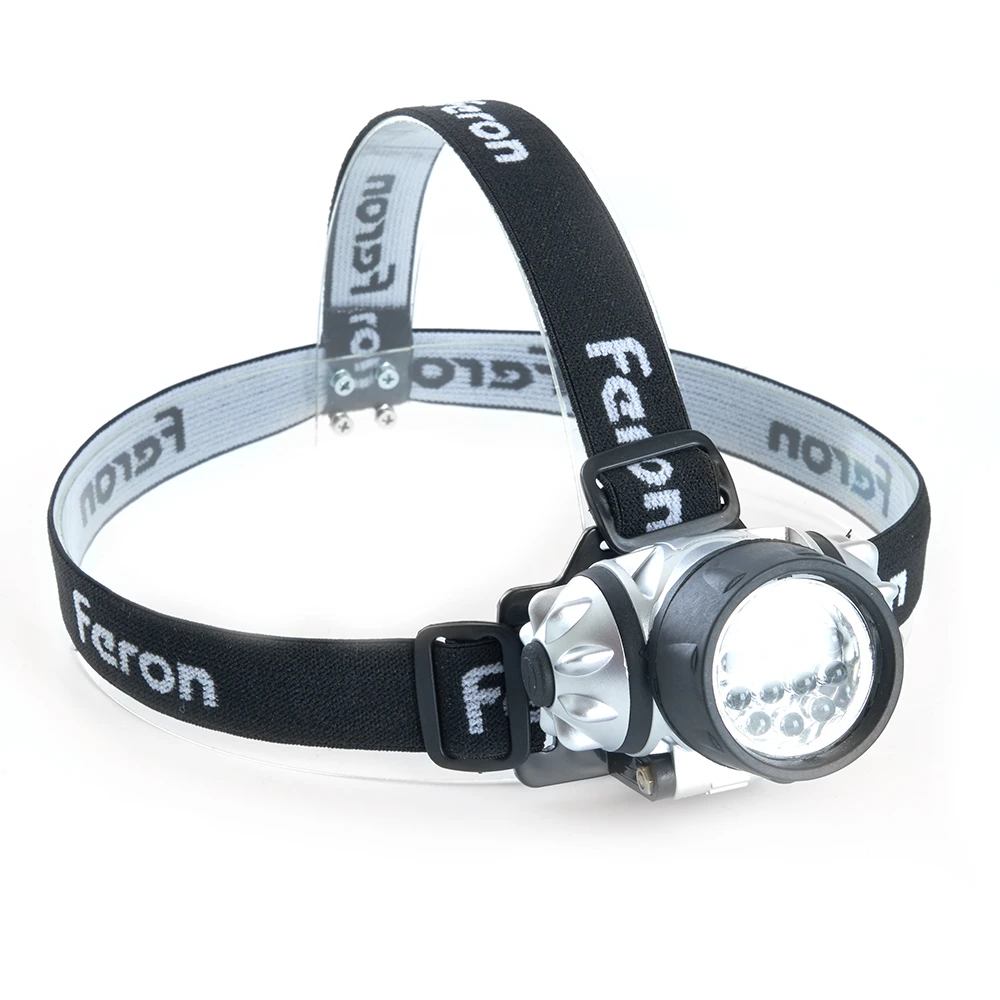 Фонарь налобный FERON TH2303 на батарейках 3*AAA, 1W 7LEDs IP44 пластик 41707 1