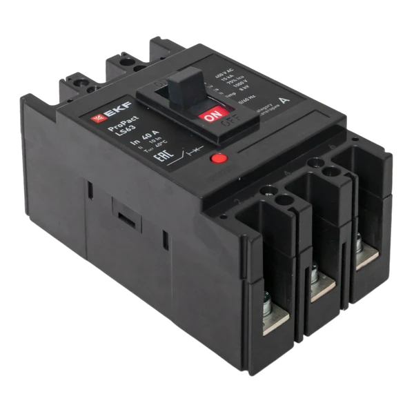 Выключатель автоматический 3п 40А 15кА LS63 ProPact EKF mccb-63-15-3-40-ls 10