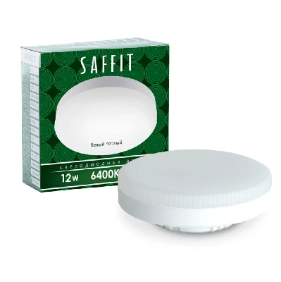 Лампа светодиодная SAFFIT SBGX5312 GX53 12W 230V 6400K 55190