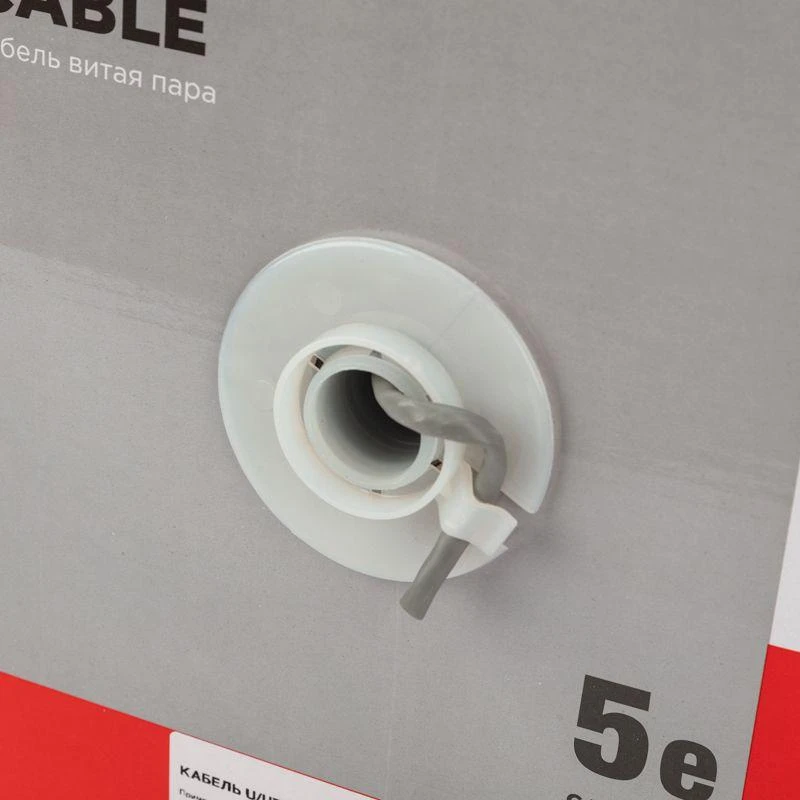 Кабель витая пара U/UTP кат.5E 4х2х24AWG CU LSZH нг(А)-HF INDOOR SOLID сер. (305м) Rexant 01-0069 4